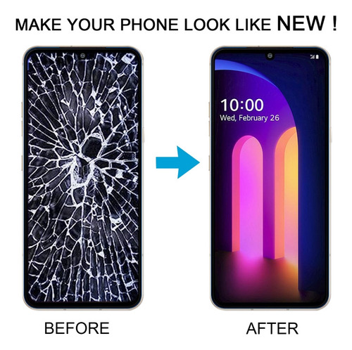 Sjp For LG V60 Thinq Kr Version Lcd Screen With Frame