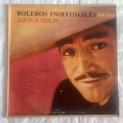Javier Solis Boleros Inolvidables Vinilo Original 