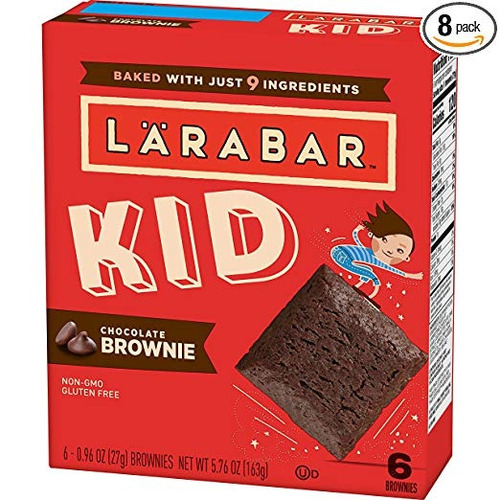 Larabar Kid Brownie De Chocolate Bares 6 Count (paquete De 8
