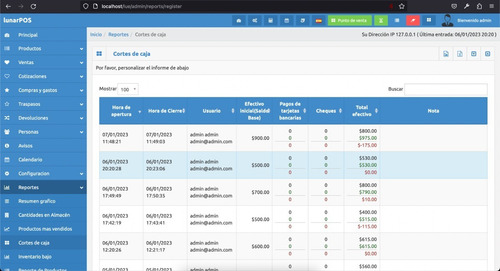 Demo Sistema Punto De Venta Lunarpos, Inventarios Y Cajas.