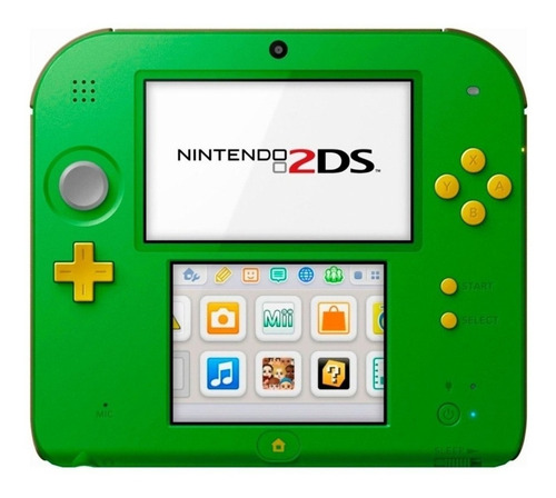 Nintendo  3DS 2DS Link Edition  color verde y negro