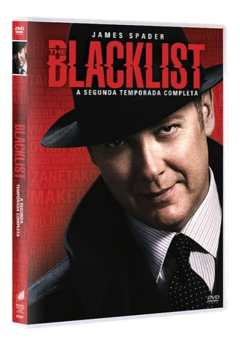 Dvd The Blacklist A Segunda Temporada Novo  Original Lacrado