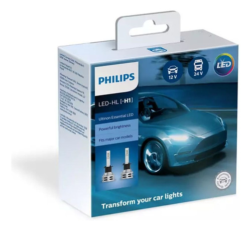 Ampolletas Led Philips Ultinon Essential H1 6500k 12 Y 24v