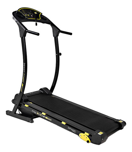 Esteira Elétrica Dobrável Dream R10 Ronaldinho Gaúcho 1.8hp Cor Preto/amarelo 127/220v