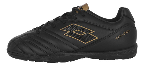 Zapato Baby Fútbol Lotto Stadio 705 Tf Joven Black/platinum