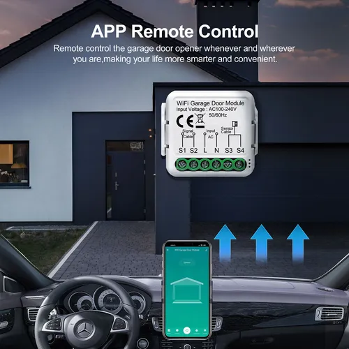 Módulo Inteligente Para Abrir Puertas De Garaje Wifi