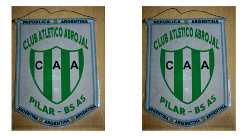 Banderin Mediano 27cm Club Atlético Abrojal Pilar