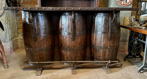 Barra Cantina Bar De Barriles Originales En Estilo Antiguo (Usado)