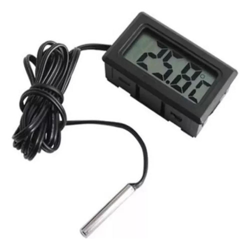Cable con mini sensor de temperatura para termómetro digital LCD