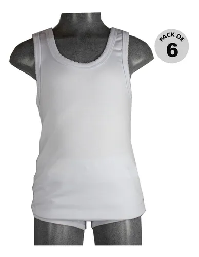 Camiseta interior algodon niña sale