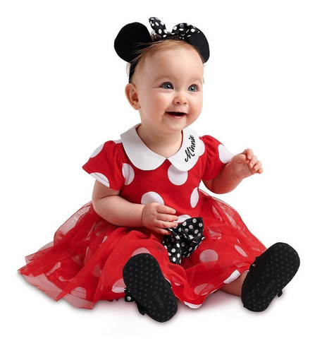 Disfraz Minnie Para Bebita Original De Disney