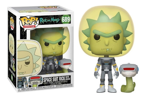 Funko Pop! Space Suit Rick #689 Space Suit Rick With Snake