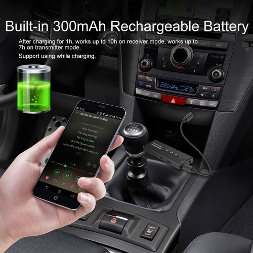 Transr 5 0 Adaptador Inalámbrico Portátil 3 En 1 Tr...