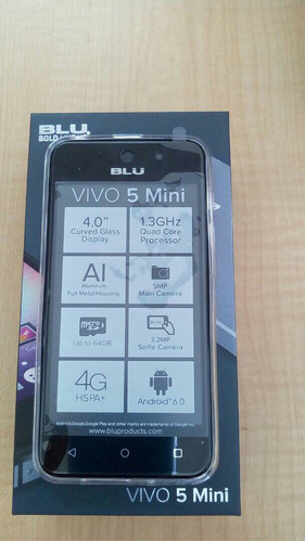 Telefono Inteligente Blu Vivo 5 Mini Nuevos Y Liberados!!