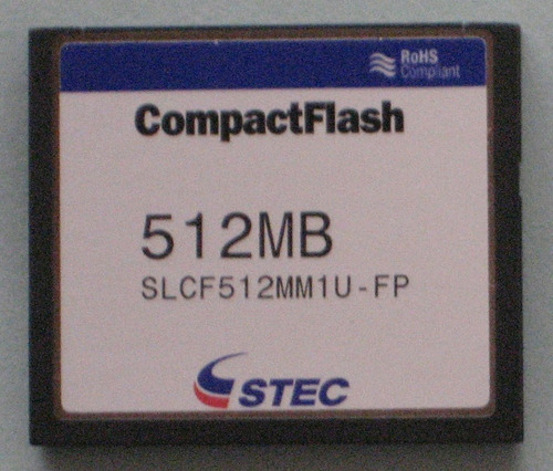 Memoria Compact Flash Stec 512mb