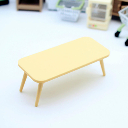 2 Mesa De Té Para Casa De Muñecas A Escala 1/12, Muebles