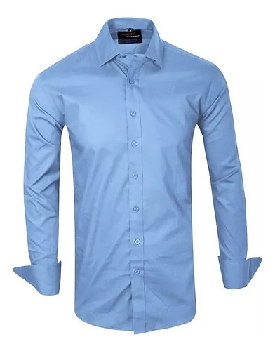 Camisa Blanca Entallada Hombre Slim Fit Excelente Calidad 