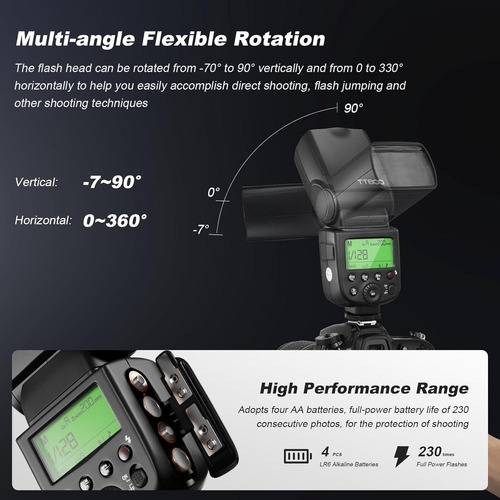 Kit Flash Inalámbrico Godox Tt600 + Transmisor X2t-c Para