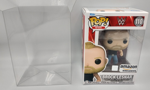 Funko Pop #110, Brock Lesnar + Protector Transparente.