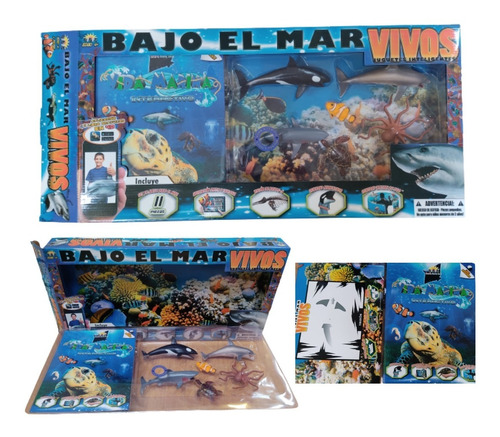 Juego Interactivo Bajo El Mar +libro +accesorios +app Gratis