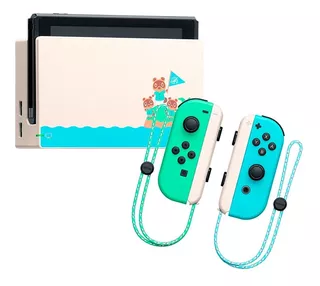 Nintendo Switch 32GB Animal Crossing: New Horizons color verde pastel y azul pastel