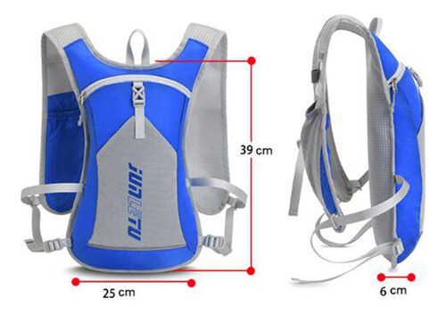 Mochila De Hidratação, Mochila De Corrida Reflexiva, Azul