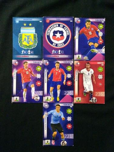  Trading Cards Copa America Chile 2015