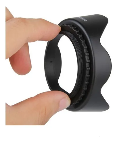Parasol Rosca Petalo Ø 82mm para lente camara profesional