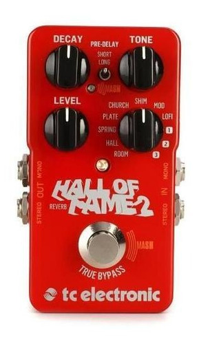 Pedal Reverb Tc Electronic Hall Of Fame 2