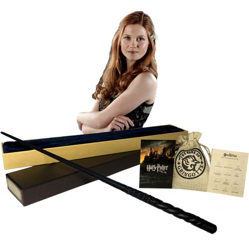 Imagen 1 de 3 de Varita De Ginny Weasley Caja + Saco + Tarjeta - Harry Potter