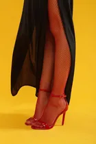Comprar Medias Can Can Red Roja Germe Sexy Rombo Chico Rojo Calidad
