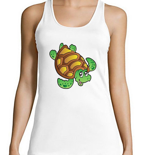 Musculosa Tortuga Sonriente Infantil