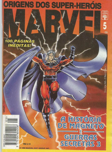 Origens Dos Super-herois Marvel 05 - Bonellihq Cx83 G19