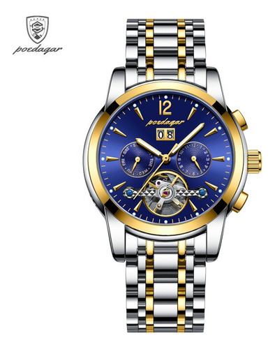 Reloj Mecánico Luminoso Automático Poedagar Para Hombre