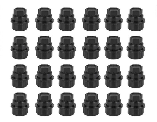 24 Peças De Capas Lug Nut Cap Para Um Caminhão De Tamanho Co