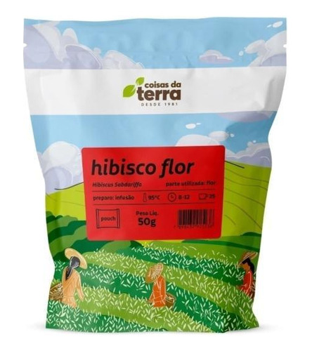 Hibisco Flor (hibiscus Sabdariffa) - 50g - Embalado A Vácuo