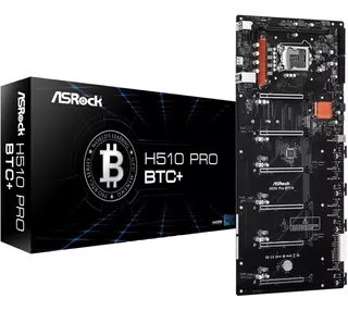 Placa madre de computadora ASRock H510 PRO BTC+