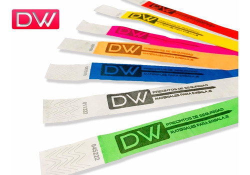 Imagen 1 de 10 de Pulseras Impresas Tyvek Identificación Eventos Vip X500 Dw !