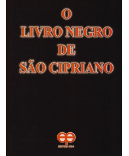 Livro Negro De São Cipriano, De Joaquim Guimaraes. Editora Eco, Capa Mole Em Português