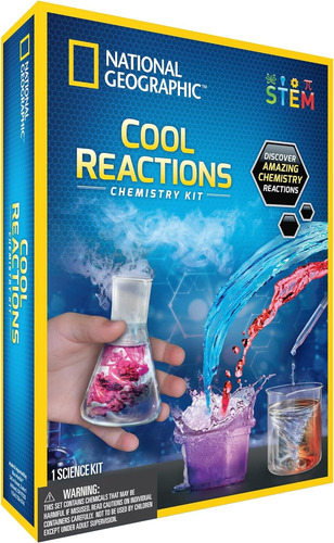 Kit De Química, Reacciones Cool. National Geographic. Stem