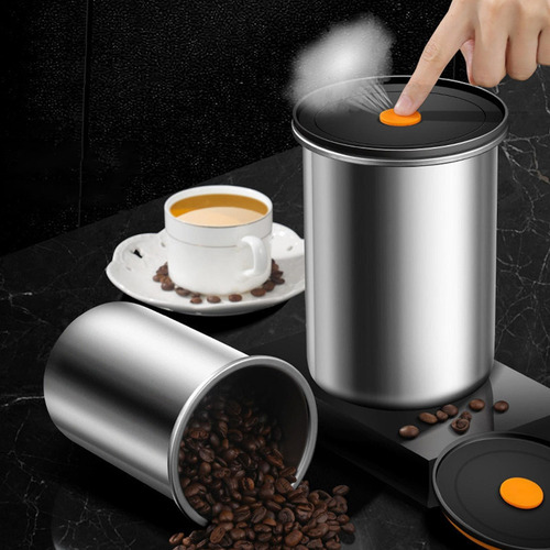 Tarro De Comida Sellado Al Vacío Bote De Café De Acero