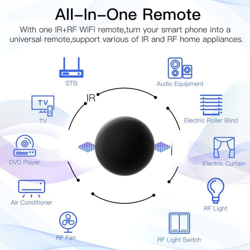 Control Remoto Smart Wifi Con Ir + Rf App Tuya / Smartlife
