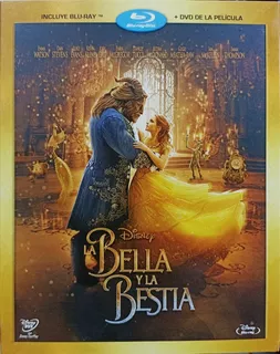 La Bella Y La Bestia Blu Ray + Dvd Pelicula Nuevo Slipcover