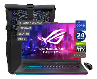 Laptop Asus Rog Strix G18 I9 13ra 16gb 1tb Ssd Rtx 4070