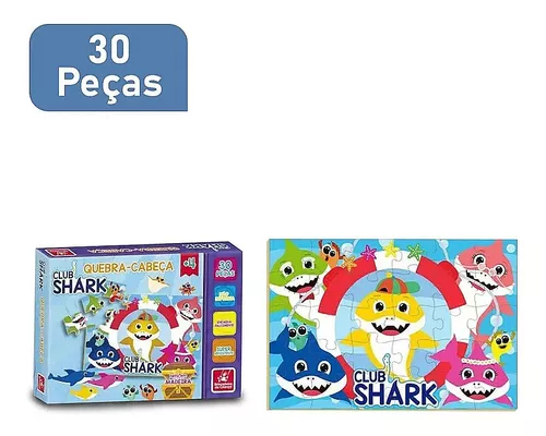 Quebra Cabeça 30 pçs - Club Shark : : Brinquedos e Jogos