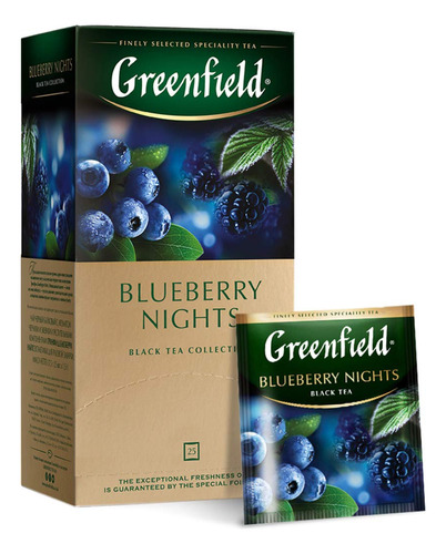 Greenfield Blueberry Nights Black Tea Fruit & Herbal Collect