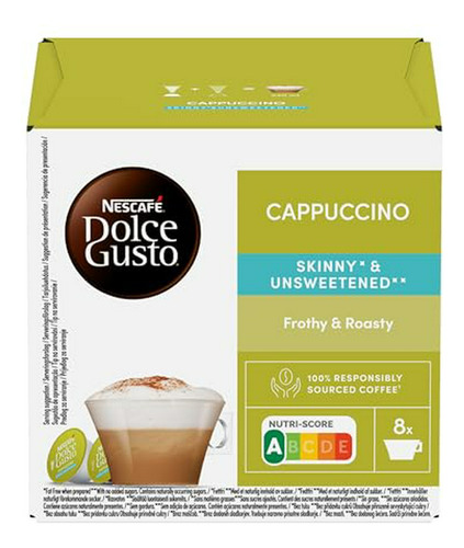 Cápsulas De Cappuccino Nescafe Dolce Gusto 16x100g