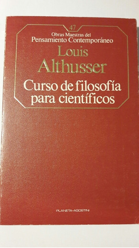 Curso De Filosofia Para Cientificos Althusser Louis L5