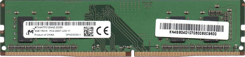 Módulo Memoria Dimm Escritorio Micron 4gb Pcddr4 288 Pines