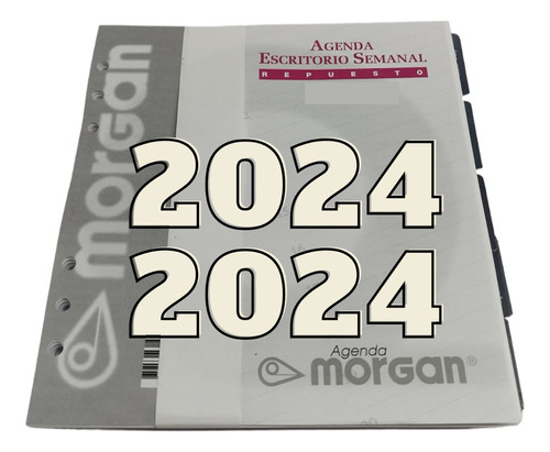 Repuesto Agenda Morgan Escritorio 2021 Semanal Completo